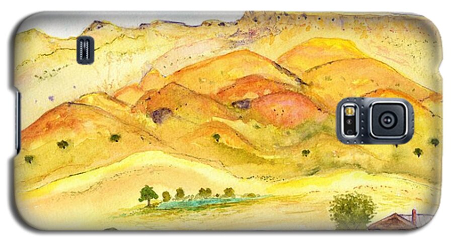 Jim Taylor Galaxy S5 Case featuring the painting California Foothill Homestead by Jim Taylor