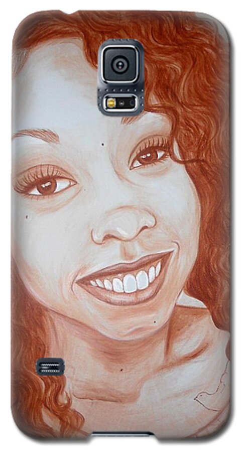 Candace Galaxy S5 Case featuring the painting Candace by Jenny Pickens