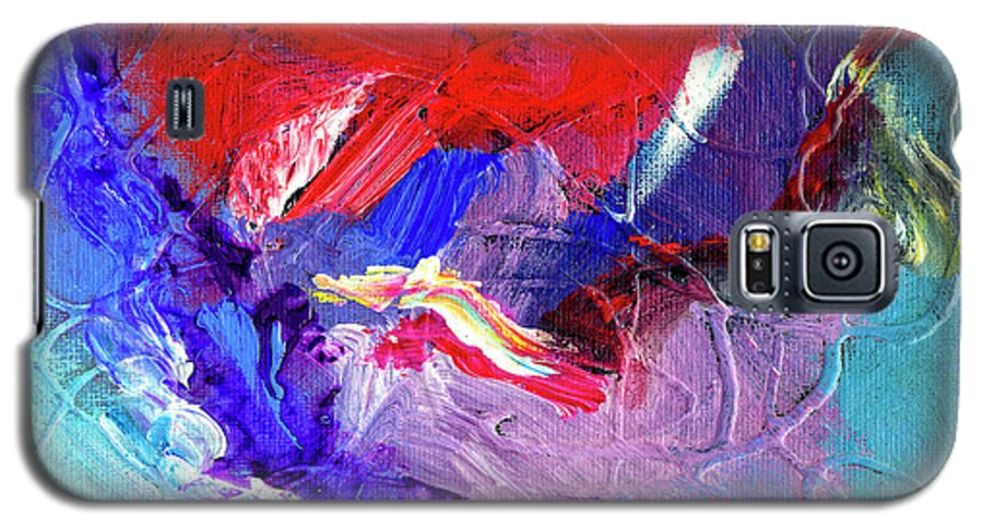 Abstract Galaxy S5 Case featuring the painting Catalyst by Dominic Piperata