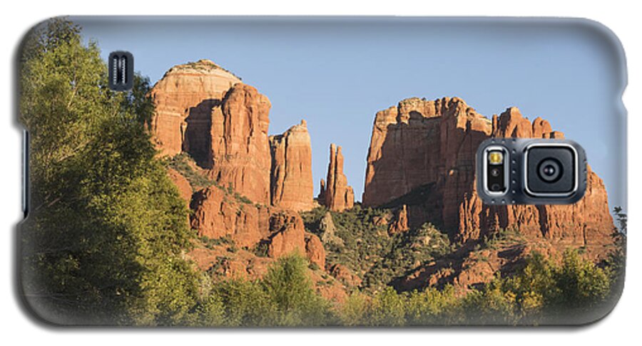 Sedona Galaxy S5 Case featuring the photograph Cathedral in the Trees by Laura Pratt