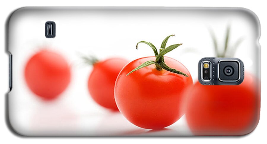 Background Galaxy S5 Case featuring the photograph Cherry tomatoes by Kati Finell