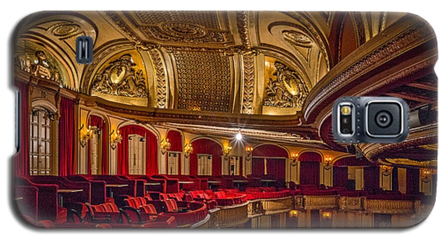 Chicago Galaxy S5 Case featuring the photograph Chicago Theater interior by Izet Kapetanovic