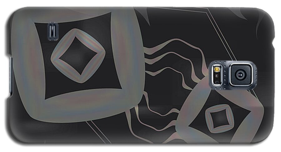 Locket Galaxy S5 Case featuring the digital art Chromoid by Kevin McLaughlin