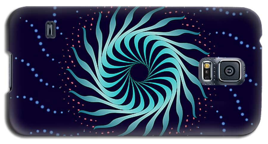 Mandala Galaxy S5 Case featuring the digital art Circularity No 1587 by Alan Bennington
