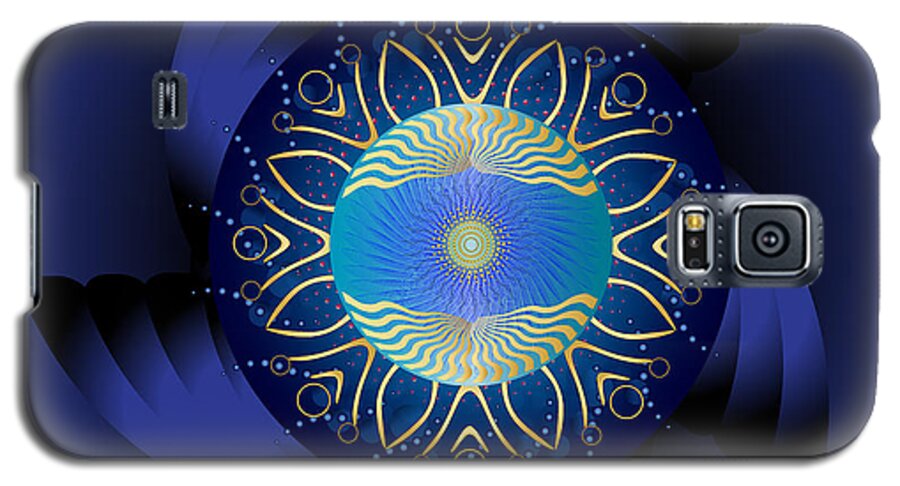 Mandala Galaxy S5 Case featuring the digital art Circulosity No 3123 by Alan Bennington