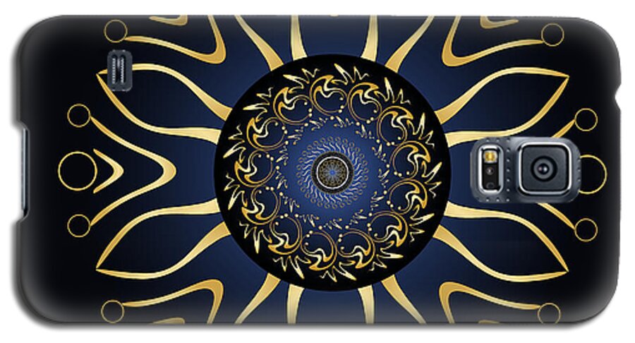 Mandala Galaxy S5 Case featuring the digital art Circulosity No 3125 by Alan Bennington