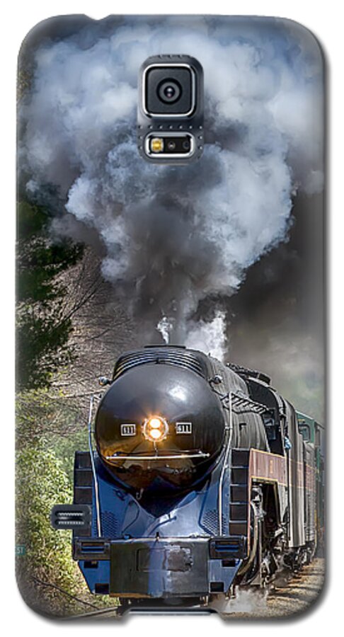 Trains Galaxy S5 Case featuring the photograph Class J 611 Steam Engine at Ridgecrest by John Haldane