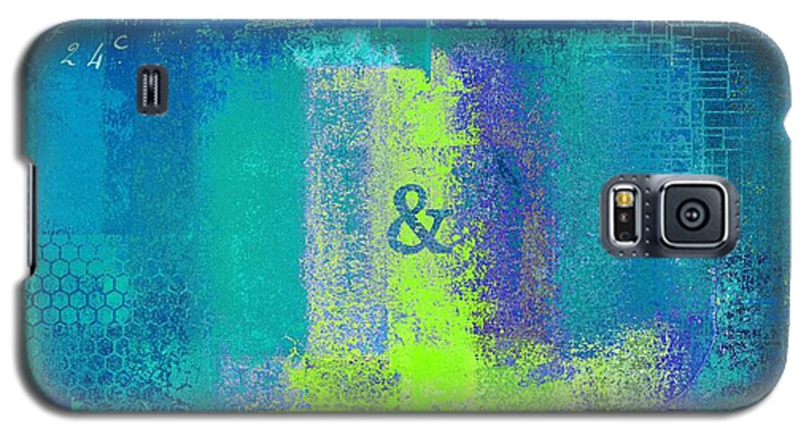 Blue Galaxy S5 Case featuring the digital art Classico - s03c26 by Variance Collections