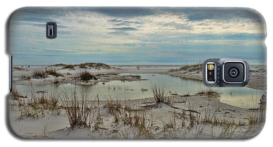 Night Galaxy S5 Case featuring the photograph Coastland Wetland by Renee Hardison