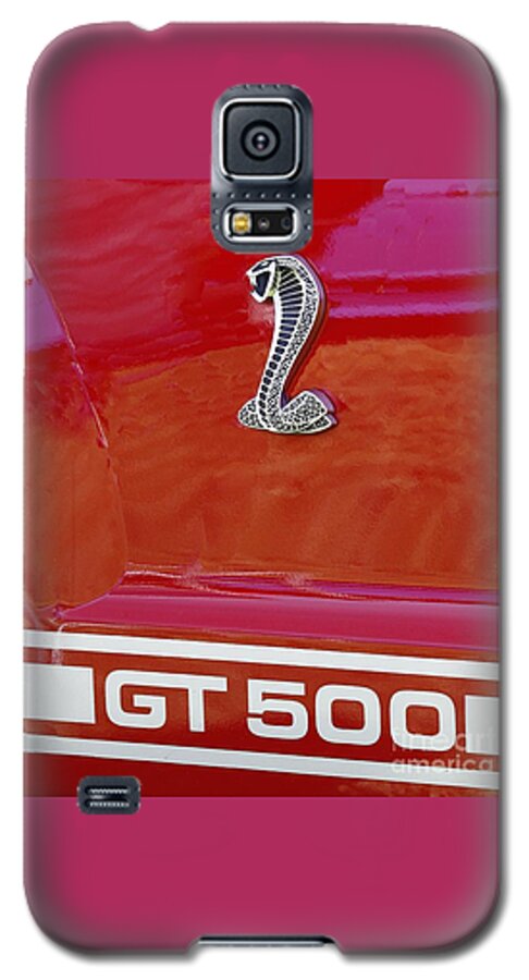 Cobra Galaxy S5 Case featuring the photograph Cobra GT 500 Emblem by Richard Lynch