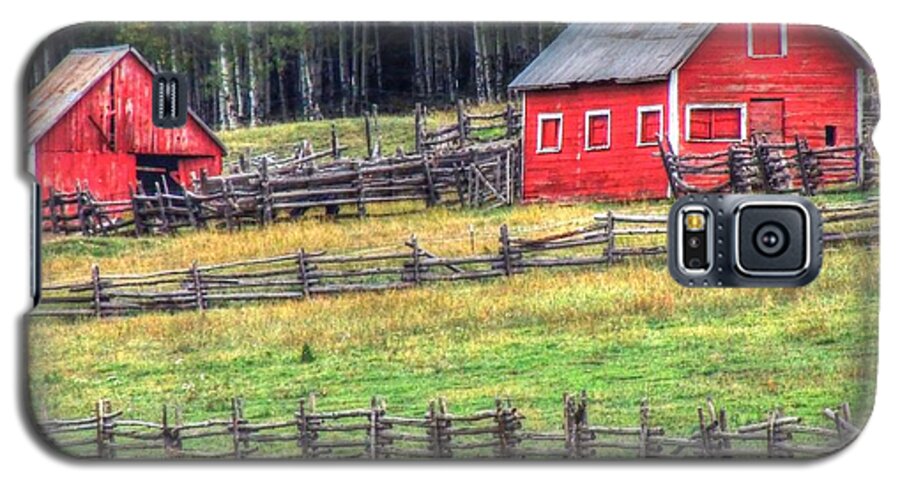 Barns Galaxy S5 Case featuring the photograph Colorado Countryside by Charlotte Schafer