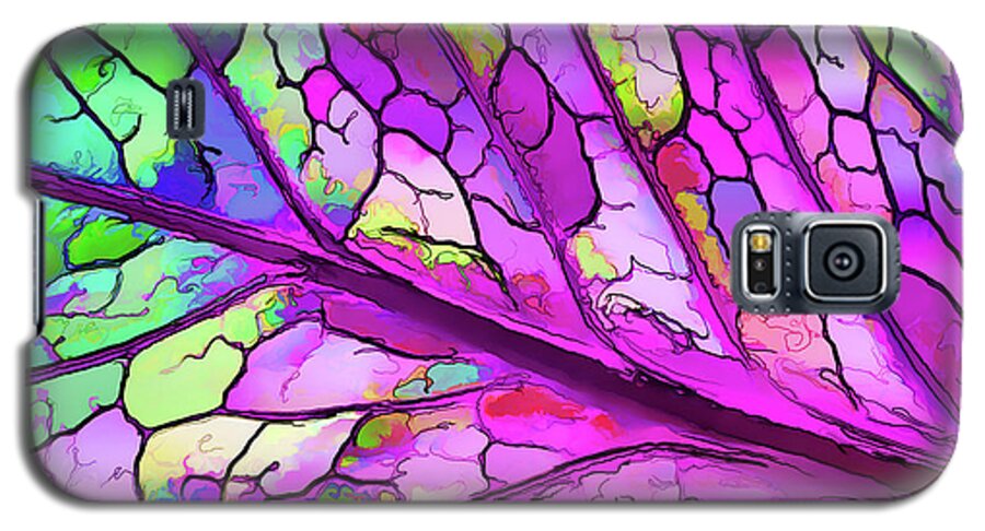 Nature Galaxy S5 Case featuring the digital art Colorful Coleus Abstract 3 by ABeautifulSky Photography by Bill Caldwell