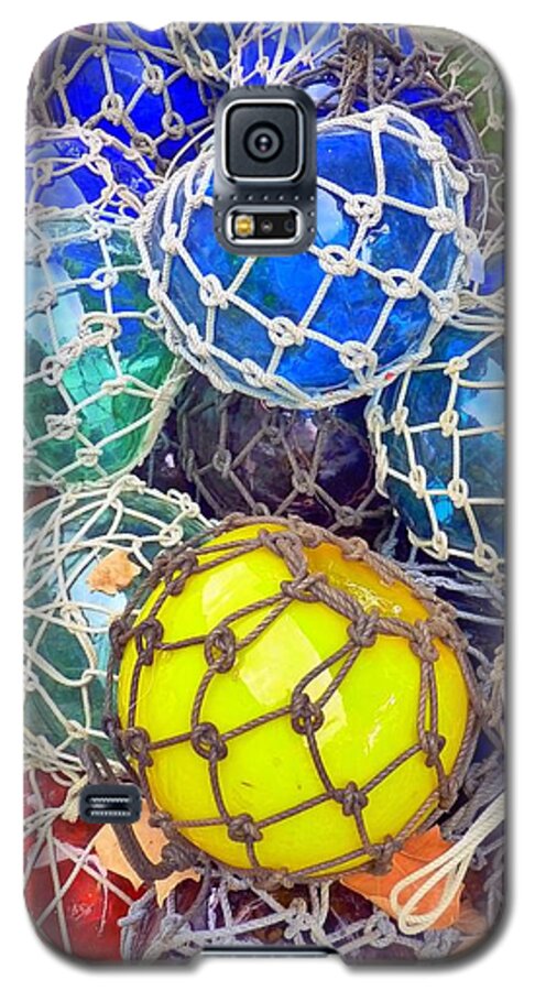 Glass Galaxy S5 Case featuring the photograph Colorful Glass Balls by Carla Parris