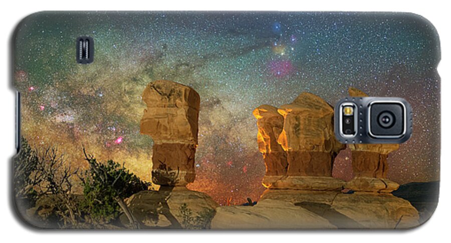 Astronomy Galaxy S5 Case featuring the photograph Colors of Darkness by Ralf Rohner