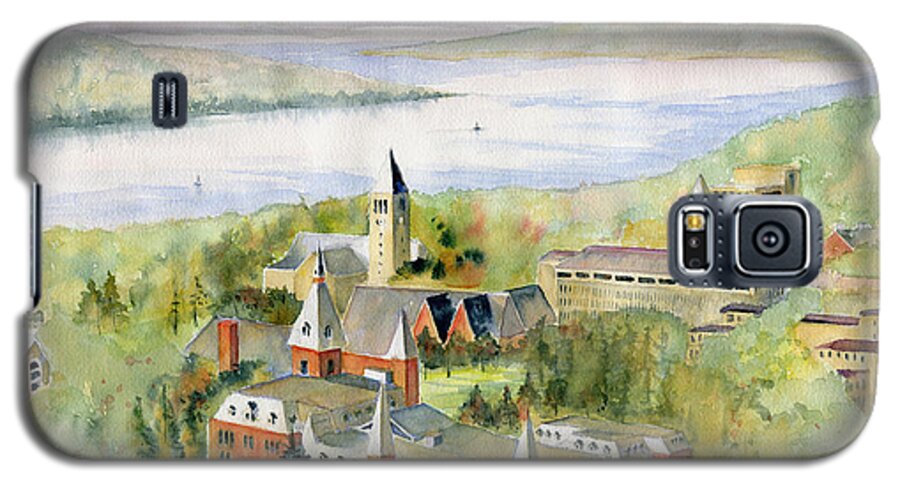 Cornell University Galaxy S5 Case featuring the painting Cornell University by Melly Terpening