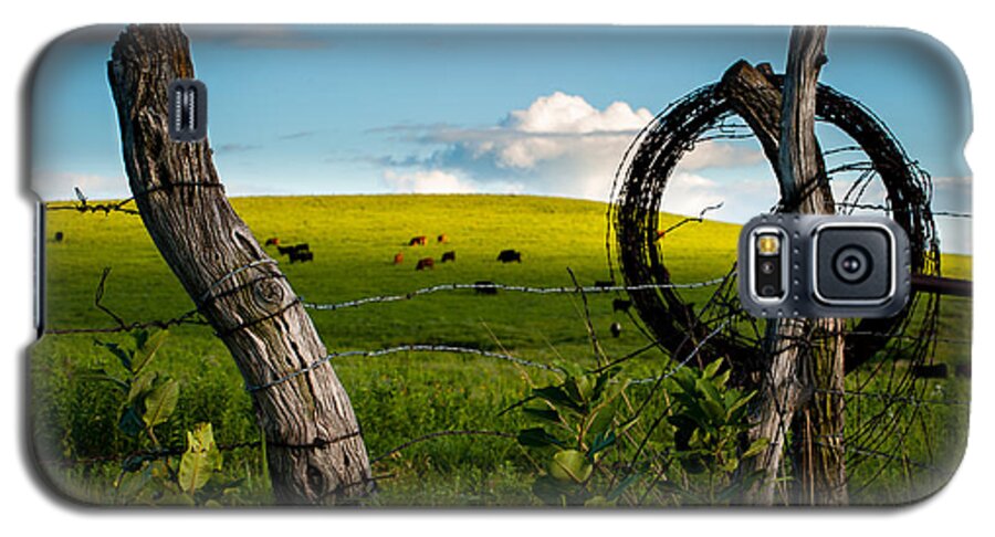 Nature Galaxy S5 Case featuring the photograph Corner Post by Jeff Phillippi