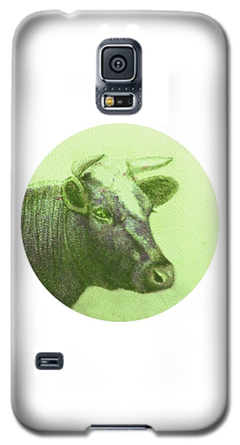 Cow Galaxy S5 Case featuring the digital art Cow II by Desiree Warren