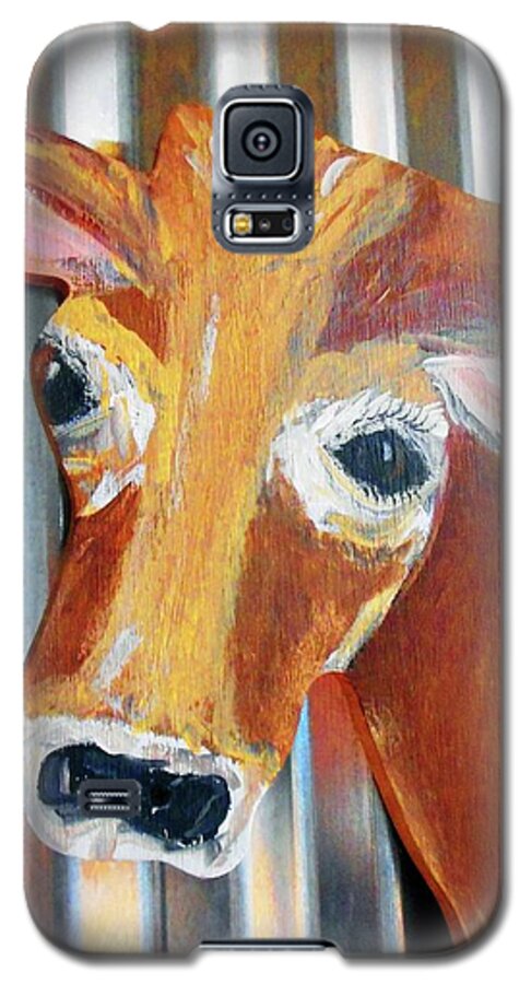 Cow Galaxy S5 Case featuring the photograph Cows 4 by Ron Kandt
