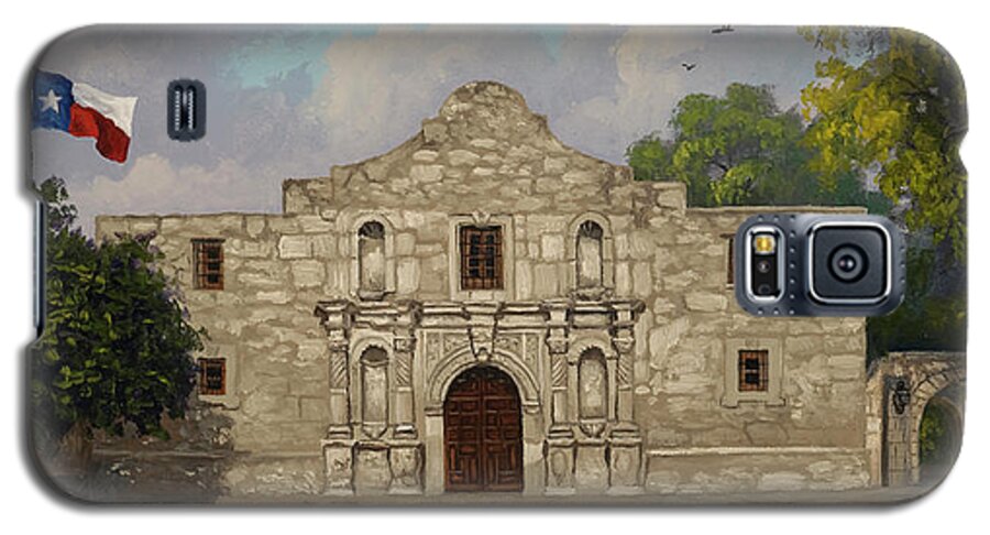Alamo Galaxy S5 Case featuring the painting Cradle of Texas Liberty by Kyle Wood
