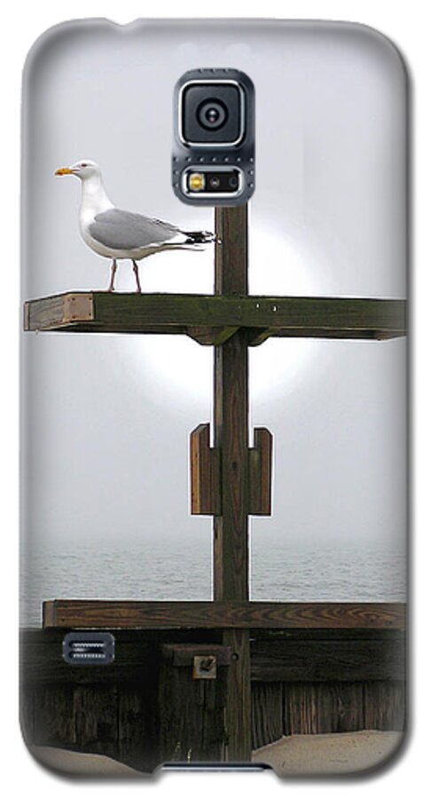 Cross Galaxy S5 Case featuring the photograph Cross at West Dennis Beach by Charles Harden