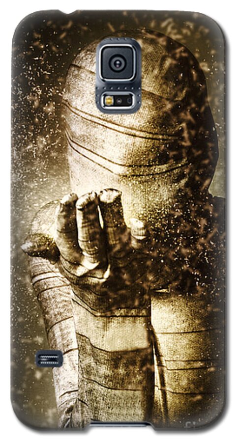 Undead Galaxy S5 Case featuring the photograph Curse of the mummy by Jorgo Photography