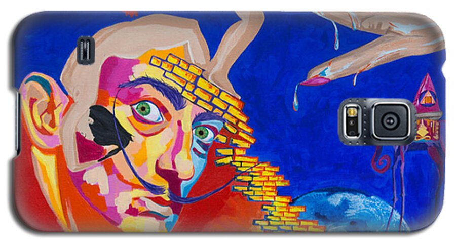 Salvador Dali Galaxy S5 Case featuring the painting Dali by Janice Westfall