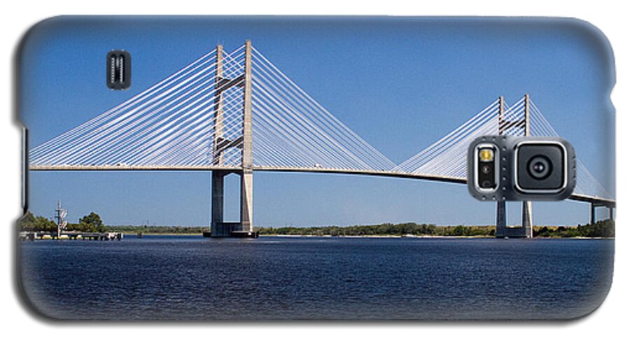 Dames Point Galaxy S5 Case featuring the photograph Dames Point Bridge by Farol Tomson
