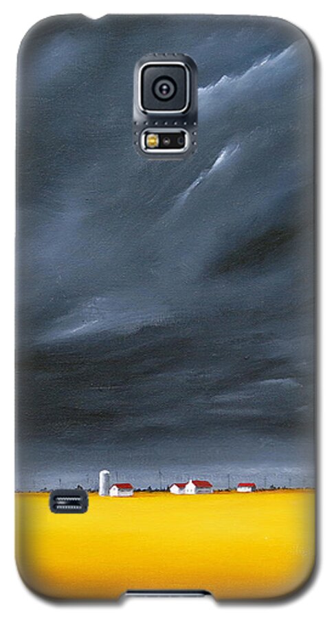 Jo Appleby Galaxy S5 Case featuring the painting Dark and Stormy by Jo Appleby