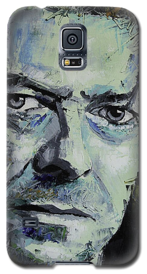David Bowie Galaxy S5 Case featuring the painting David Bowie by Richard Day