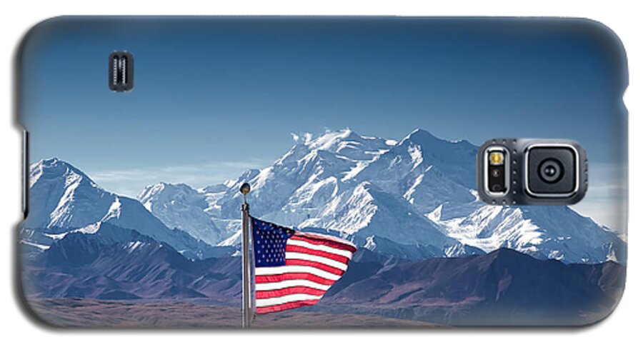 Alaska Galaxy S5 Case featuring the photograph Denali Salute by Ed Boudreau
