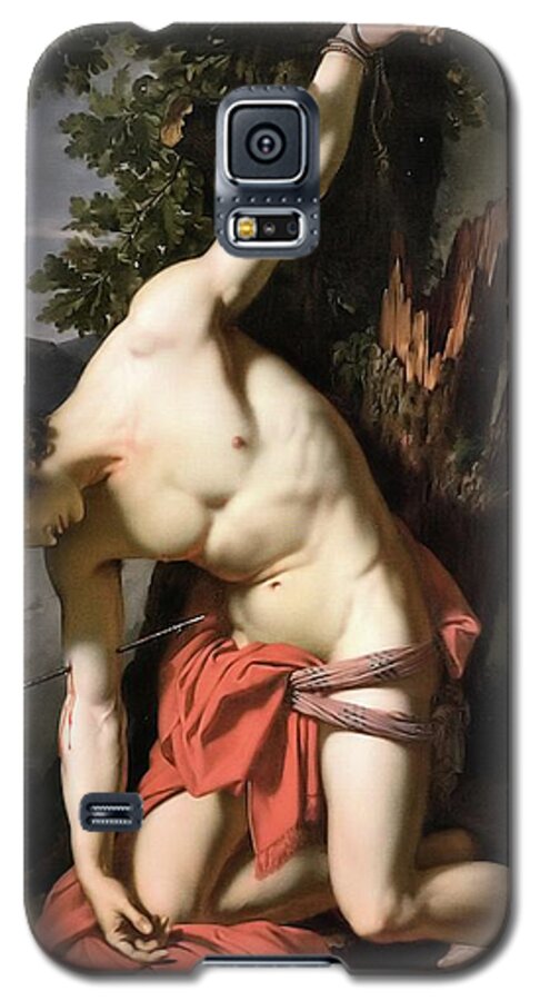 Musee Fabre Galaxy S5 Case featuring the painting Death of Saint Sebasian by Francois Xavier Fabre