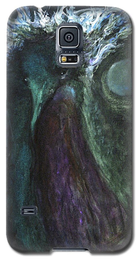 Ennis Galaxy S5 Case featuring the painting Deformed Transcendence by Christophe Ennis