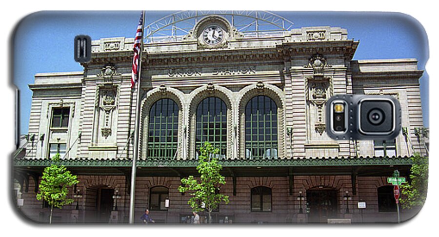 America Galaxy S5 Case featuring the photograph Denver - Union Station Film by Frank Romeo