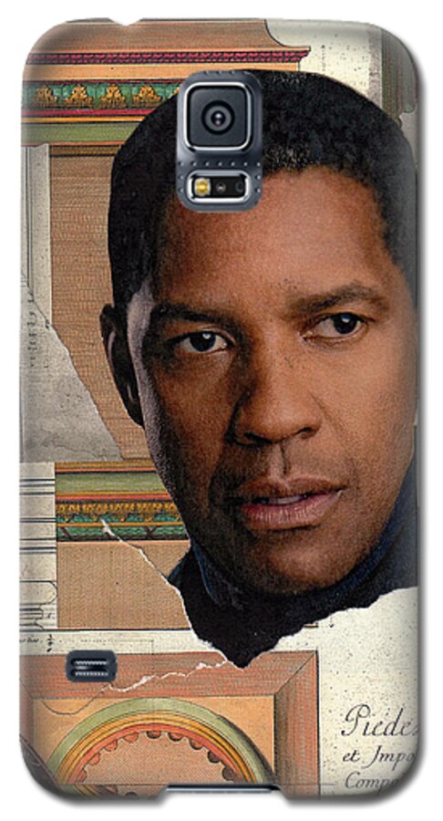 Collage Galaxy S5 Case featuring the digital art Denzel by John Vincent Palozzi