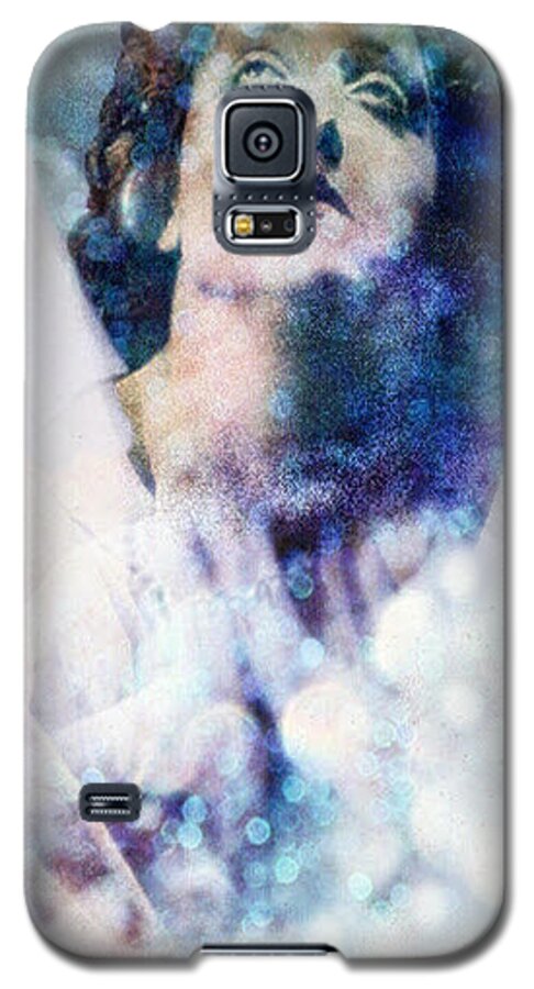 Angel Galaxy S5 Case featuring the digital art Depression Angel by Delight Worthyn