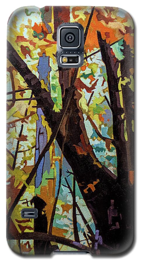 Maples Galaxy S5 Case featuring the painting Devonian Hill Side by Rob Owen