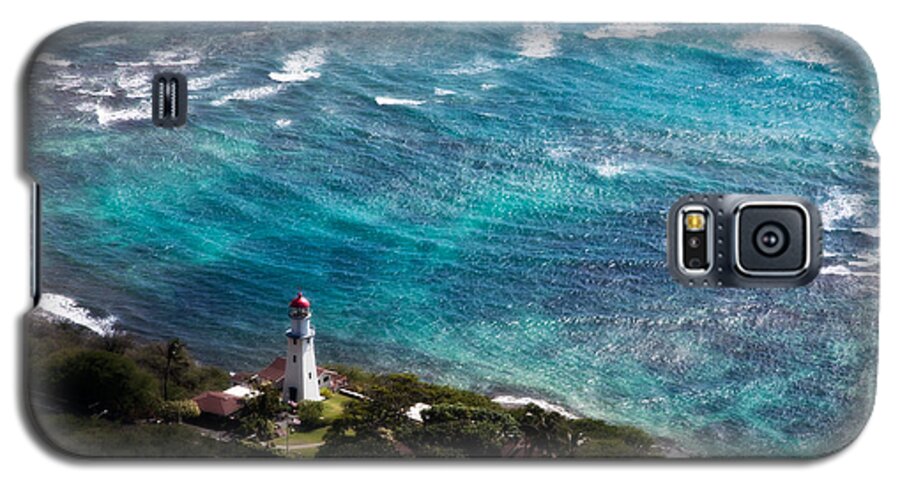 Diamond Head Galaxy S5 Case featuring the photograph Diamond Head Lighthouse by Steven Sparks