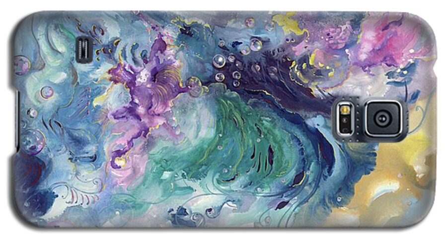 Disseminate Galaxy S5 Case featuring the painting Disseminate by Sheri Jo Posselt