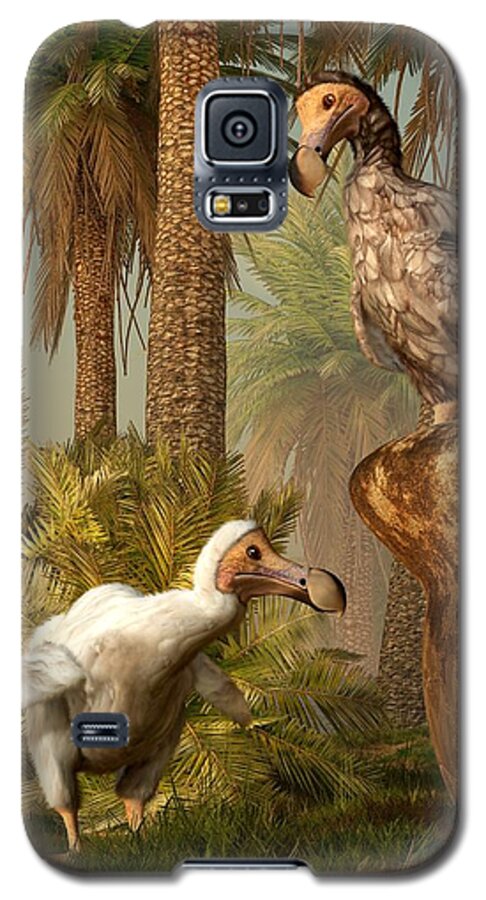 Dodo Galaxy S5 Case featuring the digital art Dodo Hide N Seek by Daniel Eskridge