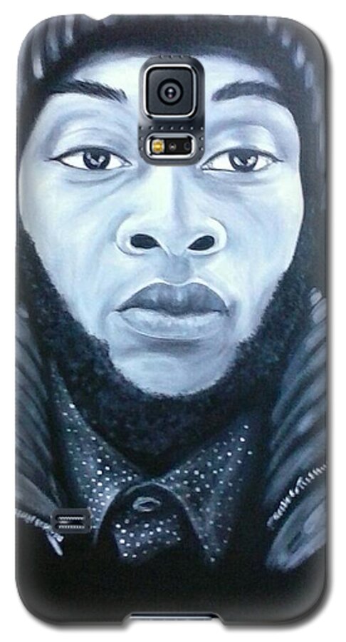 African-american Men Galaxy S5 Case featuring the painting Dominic by Jenny Pickens