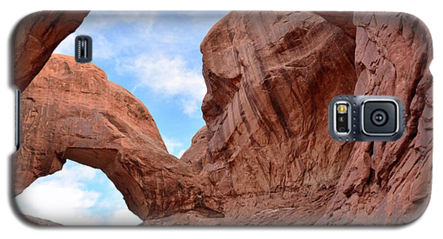 Arches Galaxy S5 Case featuring the photograph Double Arch With Curves by Bruce Gourley