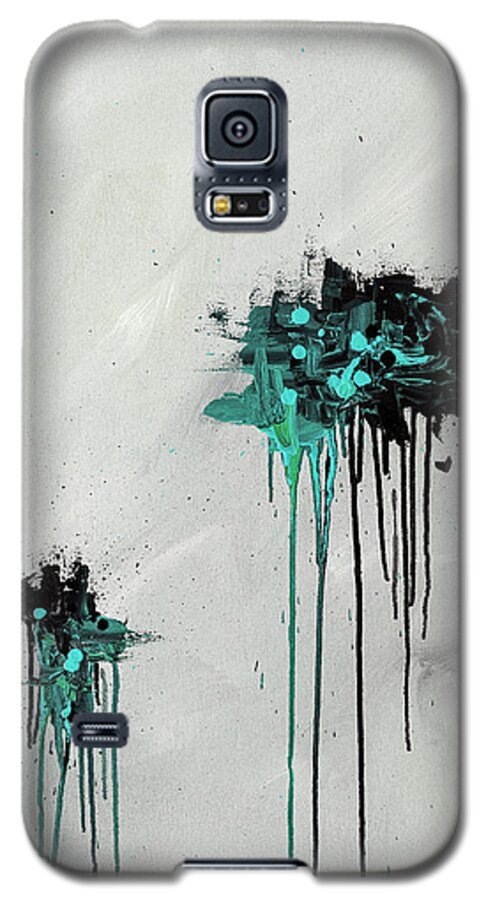 Abstract Art Galaxy S5 Case featuring the painting Dreamers by Carmen Guedez