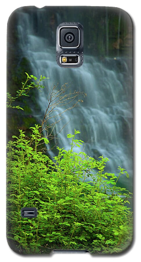 Landscape Galaxy S5 Case featuring the photograph Dreamy Waterfalls by Iris Greenwell