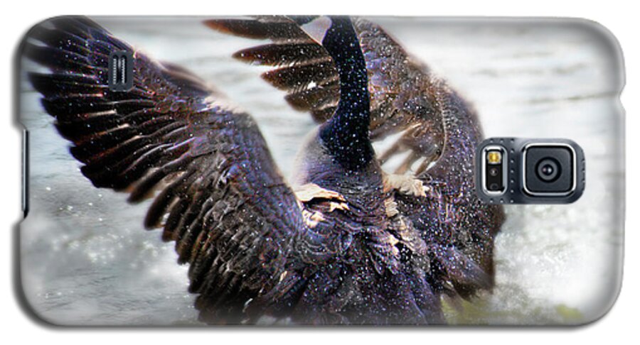 Duck Galaxy S5 Case featuring the digital art Duck Conductor by Brad Thornton