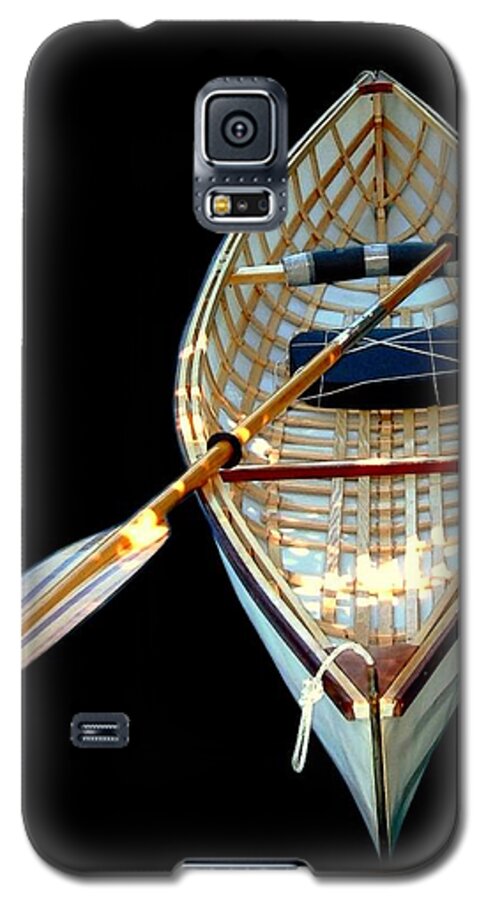 Canoe Galaxy S5 Case featuring the digital art Eileen's Canoe by Dale  Ford