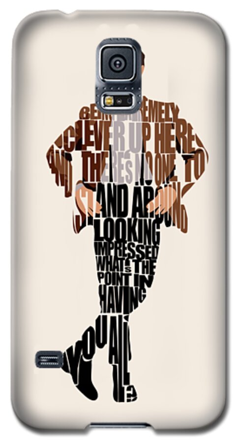 Eleventh Doctor Galaxy S5 Case featuring the digital art Eleventh Doctor - Doctor Who by Inspirowl Design