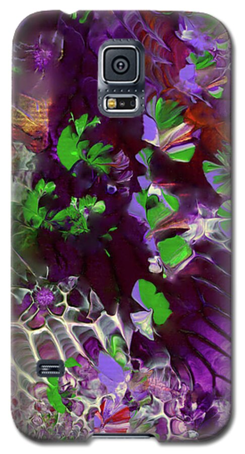 Emerald Galaxy S5 Case featuring the painting Emerald Butterflies of Costa Rica by Nan Bilden