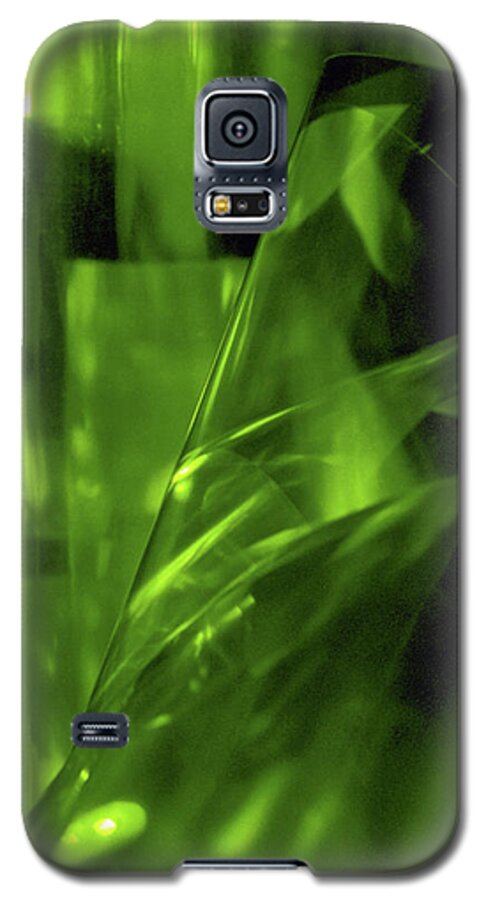 Abstract Galaxy S5 Case featuring the photograph Emerald City by Kathy Corday