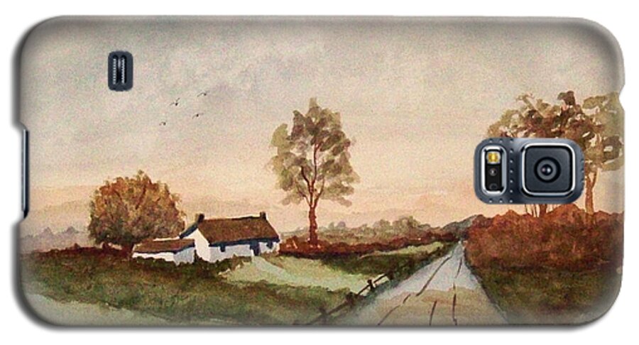 Countryside Galaxy S5 Case featuring the painting English Countryside by Elise Boam