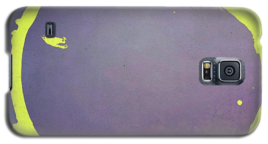 Purple Galaxy S5 Case featuring the digital art Enso 2017-5 by Julie Niemela